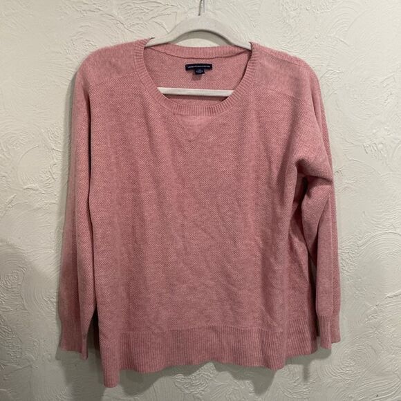 American eagle pink sweater size large - Picture 1 of 5